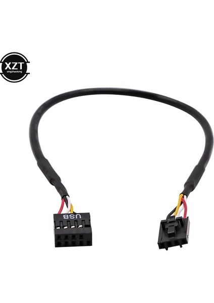 9pin Çoğaltıcı Başlık Ayırıcı 1 Ila 2 Anakart USB Uzatma Kablosu Kartı 9 Pin Ara Konnektör Bağlantı Noktası Multilier (Yurt Dışından) fırsatları