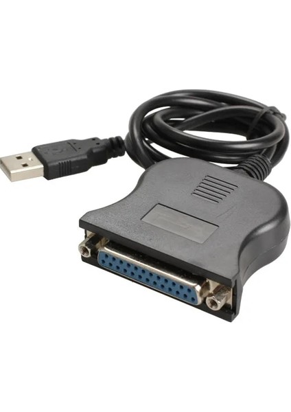 Sıcak Satış USB 1.1 DB25 Dişi Bağlantı Noktası Yazdırma Dönüştürücü Kablo Lpt USB Adaptörü Lpt Kablosu Lpt USB Kablosu Crod Tel Hattı Siyah (Yurt Dışından)
