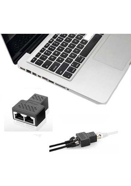 Mounchain RJ45 Splitter Adaptörü 1 Ila 2 Çift Dişi Bağlantı Noktası Cat 5/cat 6 Lan Ethernet Soket Ayırıcı Konnektör Adaptörü (Yurt Dışından) fırsatları