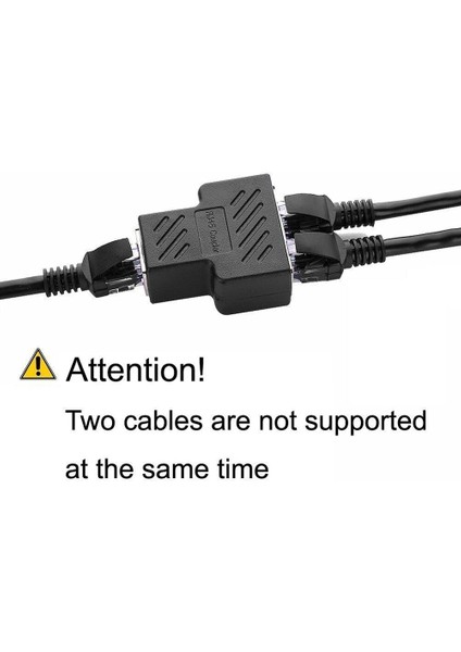 Mounchain RJ45 Splitter Adaptörü 1 Ila 2 Çift Dişi Bağlantı Noktası Cat 5/cat 6 Lan Ethernet Soket Ayırıcı Konnektör Adaptörü (Yurt Dışından) indirimleri