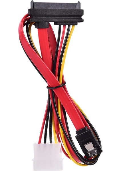 1 Adet 15 + 7 Pin Güç Verileri 4 Pin Ide Güç Sata Veri Sert Kablo Adaptör Kablosu Yüksek Hızlı Pc Profesyonel Kablo (Yurt Dışından)