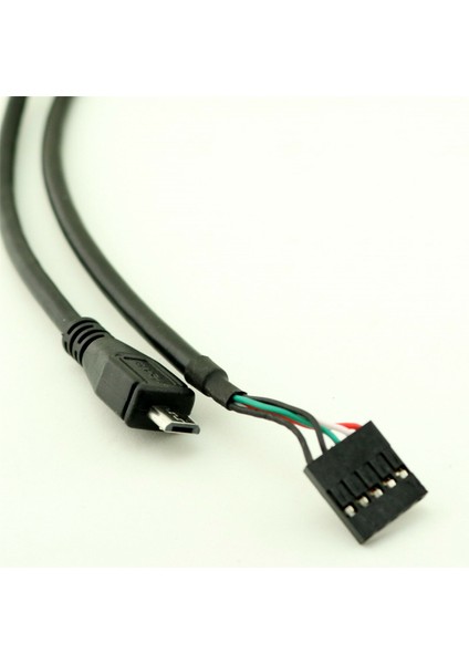 1 Adet 50 cm Mikro USB 5pin Erkek Dupont 5 Pin Dişi Başlık Anakart Adaptör Kablosu (Yurt Dışından)