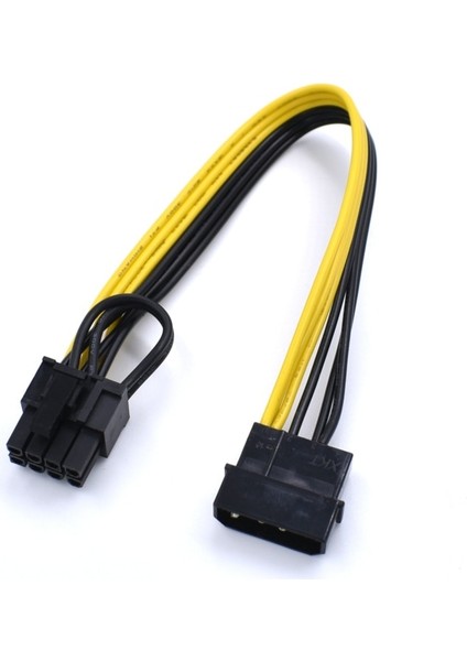 Molex 4-Pin - Pcıe 8-Pin (6+2) Adaptör Güç Kablosu 18AWG 20CM (Yurt Dışından) fiyatları