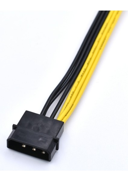 Molex 4-Pin - Pcıe 8-Pin (6+2) Adaptör Güç Kablosu 18AWG 20CM (Yurt Dışından) fırsatları