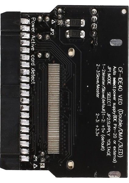 Compact Flash Cf 3.5 Dişi 40 Pin Ide Önyüklenebilir Adaptör Dönüştürücü Kartı Pc Sabit Disk Için Standart Ide True-Ide Modu (Yurt Dışından)