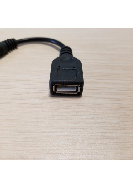 Dc 2.1mm x 5.5mm Adaptör USB Tip A Dönüştürücü Veri Uzatma Kablosu Erkek - Kadın Siyah 10CM (Yurt Dışından) indirimleri
