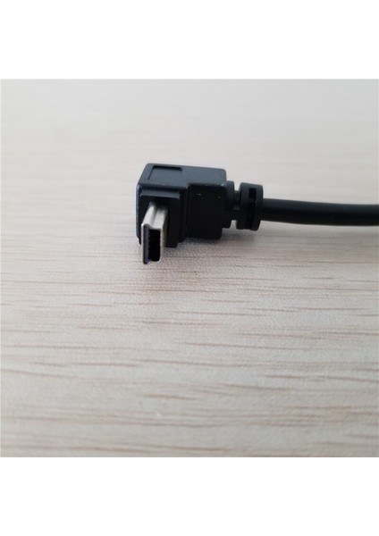 Araç Ses 90 Derece Aşağı Dirsek Mini USB Erkek USB A Dişi Dönüştürücü Adaptör Veri Uzatma Kablosu Siyah 10 cm (Yurt Dışından) modelleri
