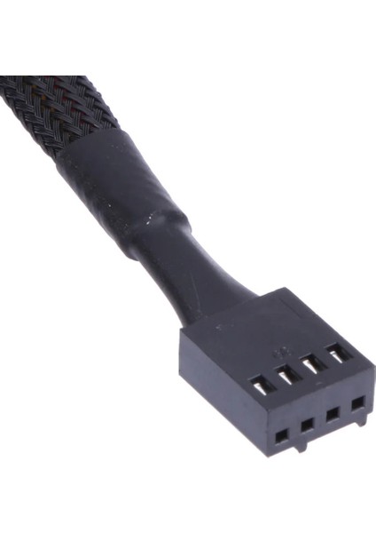 Örgülü Kollu Aksesuarlar Soket Fan Hub Pc Güç Kablosu Cpu Soğutma 4pin Splitter Adaptörü Pwm 12V Bilgisayar (Yurt Dışından) fiyatları