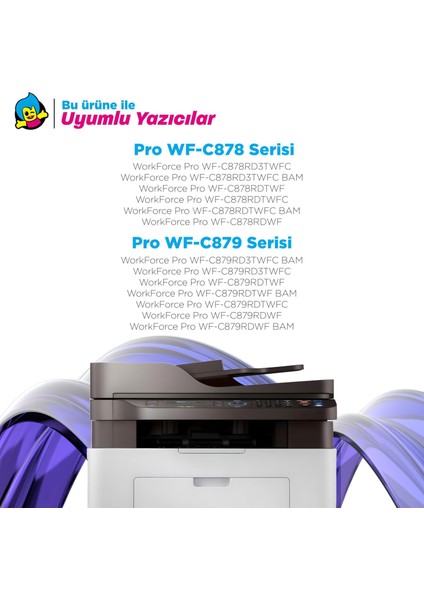 Epson T05A3 - C13T05A300 Muadil Kartuş Sarı - Workforce Pro WF-C878 / WF-879