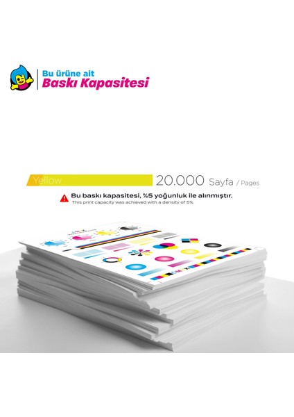 Epson T05A3 - C13T05A300 Muadil Kartuş Sarı - Workforce Pro WF-C878 / WF-879