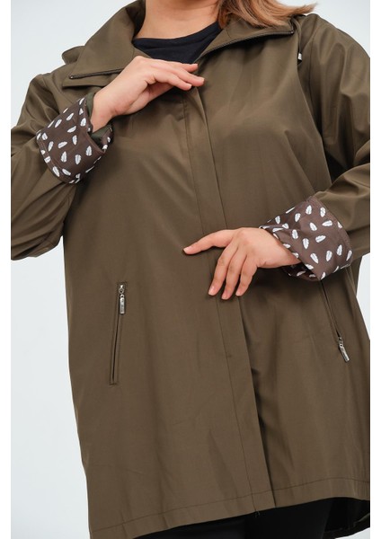 Seyhan Büyük Beden Kadın Mevsimlik Astarlı Kısa Polyester Trençkot fırsatları