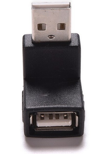 1 Adet 90 Derece USB 2.0 Erkek Dişi Adaptör Sağ Açı USB 2.0 Dönüştürücü Konektörü Dizüstü Pc Bilgisayar Için Siyah (Yurt Dışından)