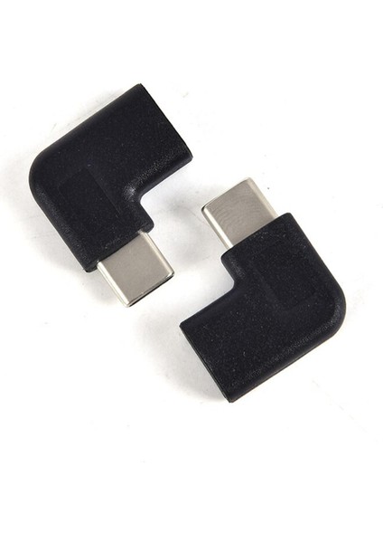 Akıllı Telefon Için 90 Derece Sağ Açı USB 3.1 Tip C Erkek - Dişi Usb-C Dönüştürücü Adaptör (Yurt Dışından)