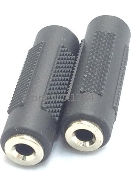 3,5 mm Dişi Jak - 3,5 mm Dişi F/f Ses Adaptörü Bağlayıcı Adaptör Konnektörü (Yurt Dışından)