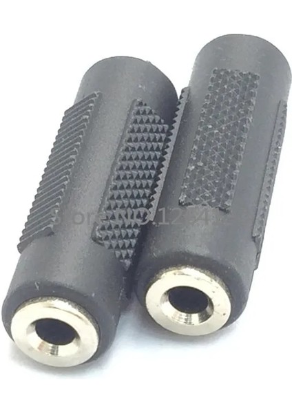 3,5 mm Dişi Jak - 3,5 mm Dişi F/f Ses Adaptörü Bağlayıcı Adaptör Konnektörü (Yurt Dışından)
