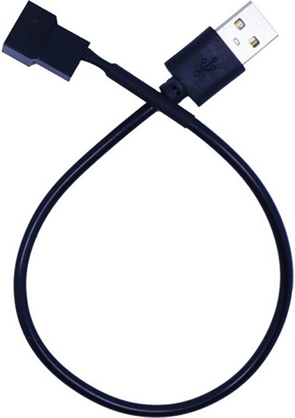 4pin Fan - USB Adaptör Kabloları Fan Güç Kablosu Konnektör Adaptörü Bilgisayar Pc 4 Pin 5V 30CM Bağlantı Chenj Parçası 0.015KG (0.03LB.) (Yurt Dışından) modelleri