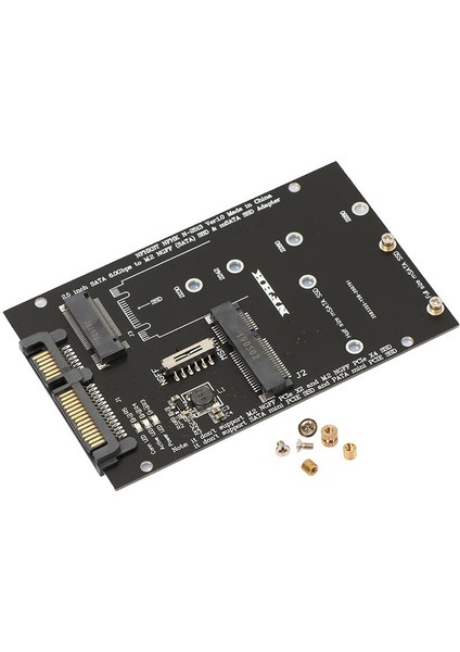 M.2 Ngff Msata Ssd'den 2,5 "sata3.0 Adaptörüne 2'si 1 Arada SSD Dönüştürücü Kartı Pc Dizüstü Bilgisayarı Için (Yurt Dışından)