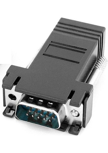 VGA Genişletici Erkek Lan Video Cat5 Cat6 RJ45 Ağ Kablosu Adaptörü Yeni (Yurt Dışından)