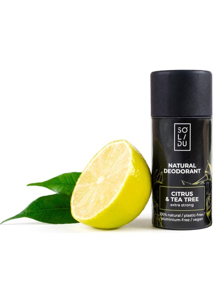 Doğal Deodorant Narenciye & Çay Ağacı - Alüminyum, plastik içermez - Vegan