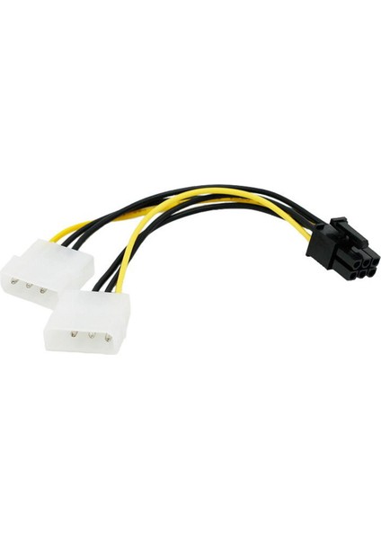 8pin'den 2 x 4pin'e Güç Kablosu 4 Pin'den 8 Pin'e Pcı-E Grafik Kartı Güç Kablosu Fabrikadan 4pin'den 8pin'e Güç Kablosu (Yurt Dışından)