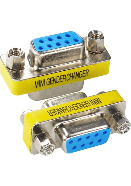 Yeni Sıcak Yeni RS232 9 Pin Dişi/dişi Cinsiyet Değiştirici Adaptör Db9 Seri Mf Genişletici Konnektör Dönüştürücü Çoğaltıcı 99 (Yurt Dışından)