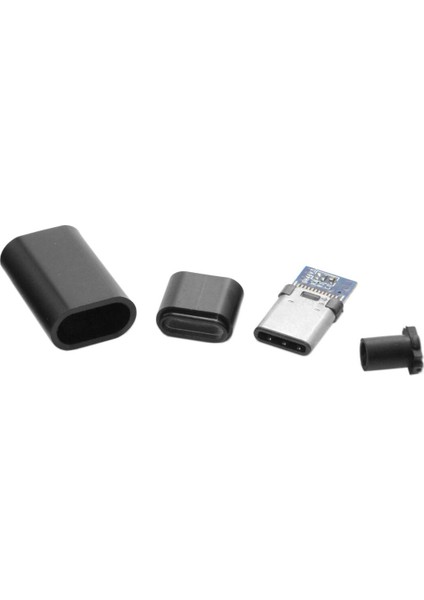 Jimier Dıy 24PIN USB 3.1 Usb-C Tip C Erkek Smt Tipi Fiş Konnektörü Siyah Konut Kapaklı 5 Takım (Yurt Dışından) fiyatları