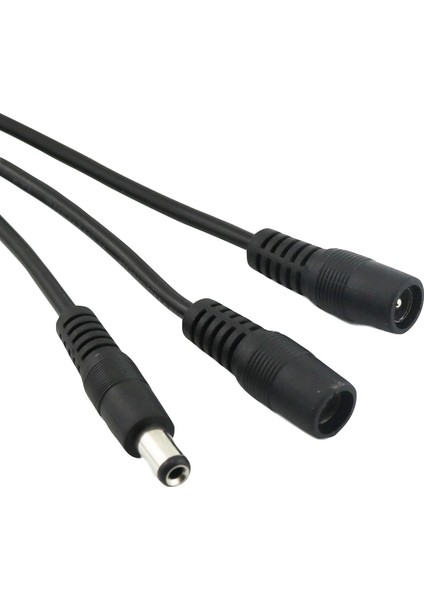 1x Dc Güç 5.5x2.1mm Erkek Çift Dişi Jack Y Splitter 5.5x2.1mm Adapterconnector Kablosu Cctv 30 cm (Yurt Dışından) indirimleri
