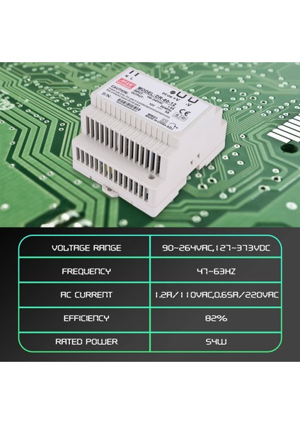Din Raylı Güç Kaynağı 60W 12V Ac Dc Dönüştürücü Güç Kaynağı 12V 60W (Yurt Dışından) modelleri