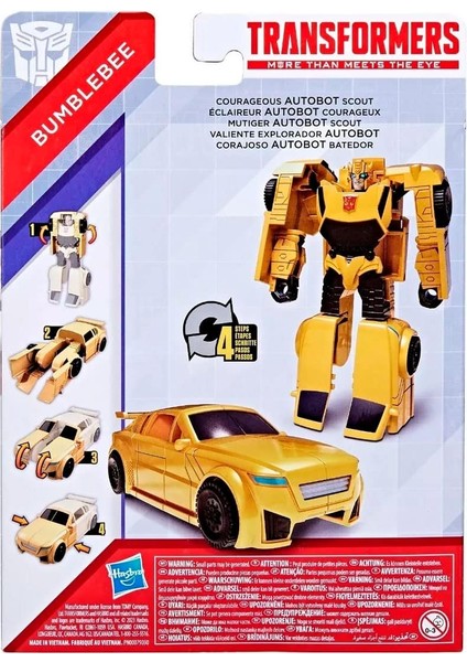 Transformers Serie Alpha Bumblebee Figür - 18 cm