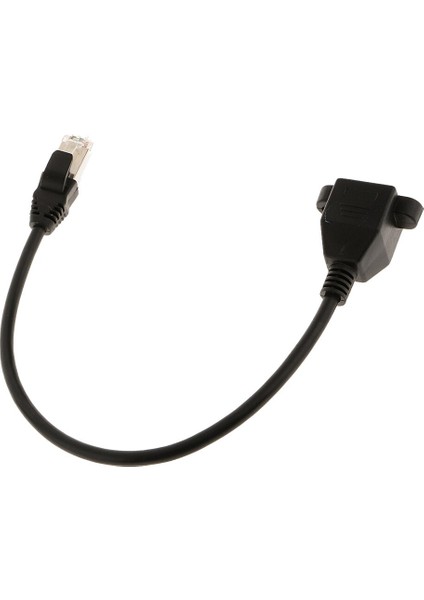 30 cm Uzunluğunda RJ45 Erkek - Dişi M/f Lan Ethernet Adaptörü Ağ Kablosu Siyah (Yurt Dışından) indirimleri