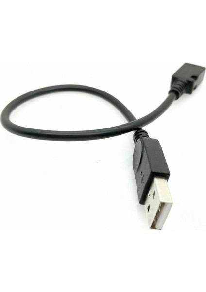 20 cm USB Adaptörü Mikro USB Dişi USB 2.0 A Erkek Konnektör Dönüştürücü Adaptör (Yurt Dışından)