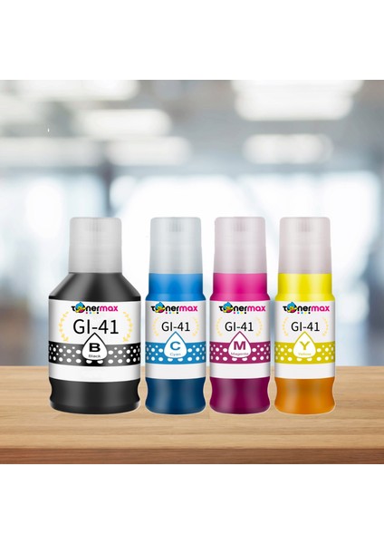 Canon Uyumlu Tonermax Pixma G1420 Muadil Mürekkep Takımı / Gı-41 Set