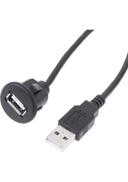 Adet 1 M Araba Dash Kurulu Montaj USB 2.0 Erkek - Dişi Soket Uzatma Paneli Kablosu (Yurt Dışından)