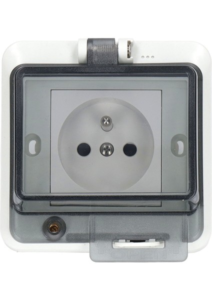 Gizli Su Geçirmez Soket, Sıçramaya Dayanıklı Asma Kilitlenebilir Koruyucu Darbeye Dayanıklı Dış Mekan Su Geçirmez Soket Kutusu 250V 16A Ev Için (Yurt Dışından) modelleri