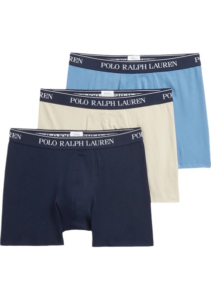 Polo Ralph Lauren Stretch Cotton Three Classic Trunks 3 In Boxer