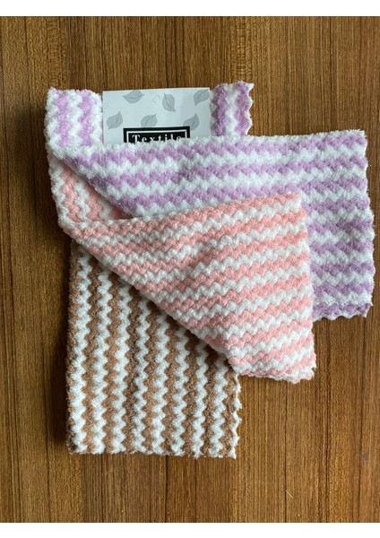 3 Adet 30X30 Mikrofiber, Leke Tutmaz, Koku Yapmaz Yumuşak Dokulu Temizlik Bezi Mutfak Bezi