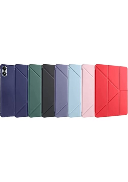 Xiaomi Poco Pad Kılıf Lopard Tri Folding Kalem Bölmeli Standlı Katlanabilir Kapaklı Kılıf