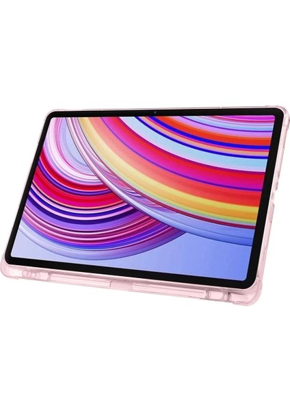 Xiaomi Poco Pad Kılıf Lopard Tri Folding Kalem Bölmeli Standlı Katlanabilir Kapaklı Kılıf