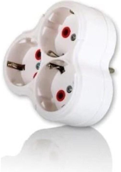 3'lü Topraklı Papatya Golyat Priz