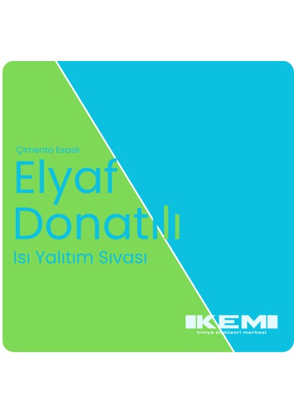 KEM İZO SIVA Perlitli İzolasyon Sıvası Beyaz 35KG Elyaf Donatılı İç/Dış Cephe Yalıtım Sıvası