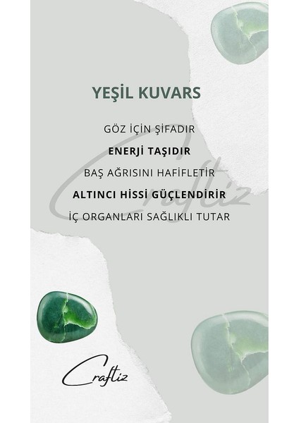 Yeşil Kuvars Bileklik