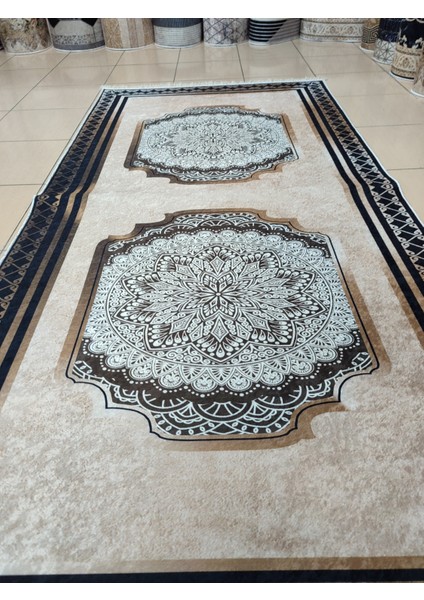 100X200 cm Dijital Baskı Kaymaz Dod Taban Süngerli Yolluk