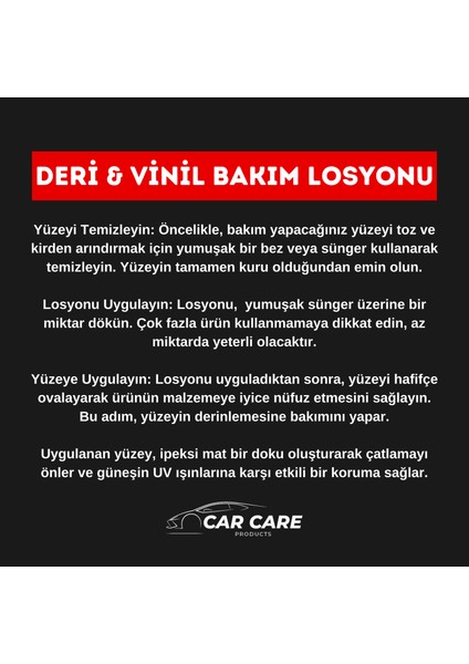 Deri & Vinil Bakım Losyonu - 500 Ml