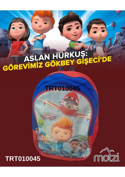 Çocuk Aslan No6 Sırt Çantası Iki Gözlü - İlkokul - TRT010045