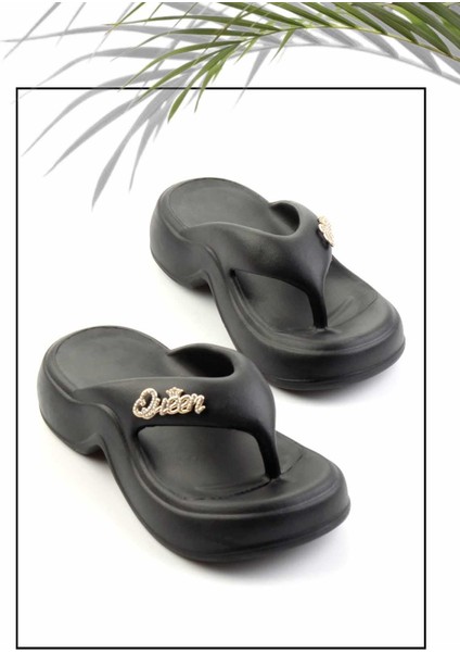 Siyah Jel Kadın Terlik K04740340059