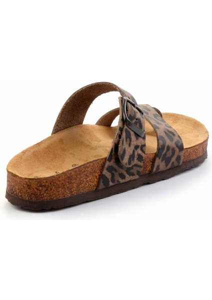 Leopar Deri Kadın Terlik K04819181003 fırsatları