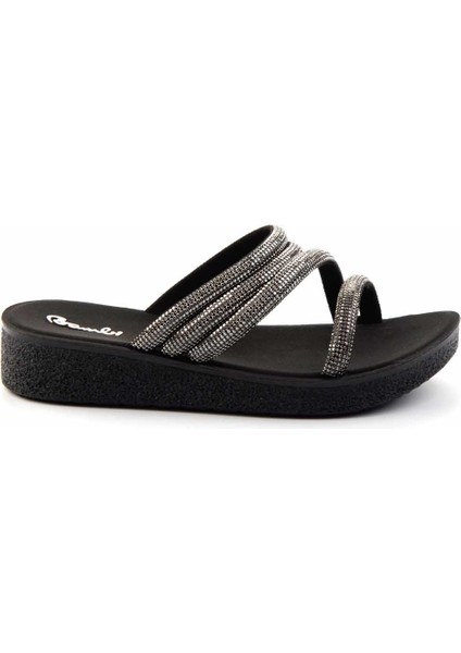 Kadın Taşlı Terlik Tekstil Malzemeden Şık Tasarım ile Günlük Kullanım İçin fiyatları