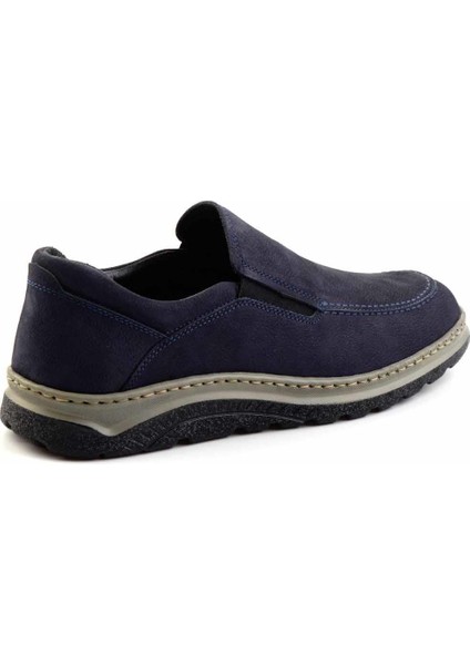 Lacivert Nubuk Deri Erkek Casual Ayakkabı E01442000401 fırsatları