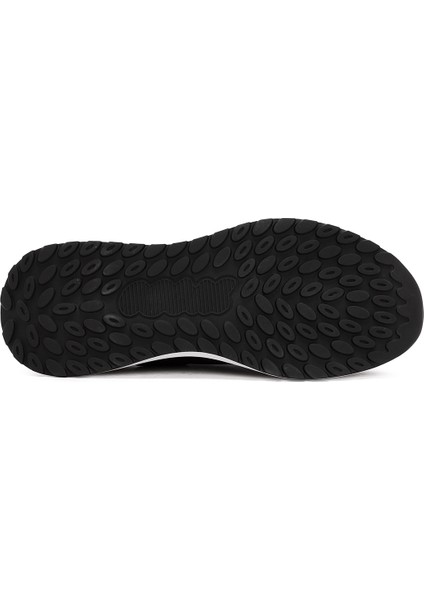 Erkek Siyah Bağcıklı Nubuk Deri Sneaker 24WFD6925V3