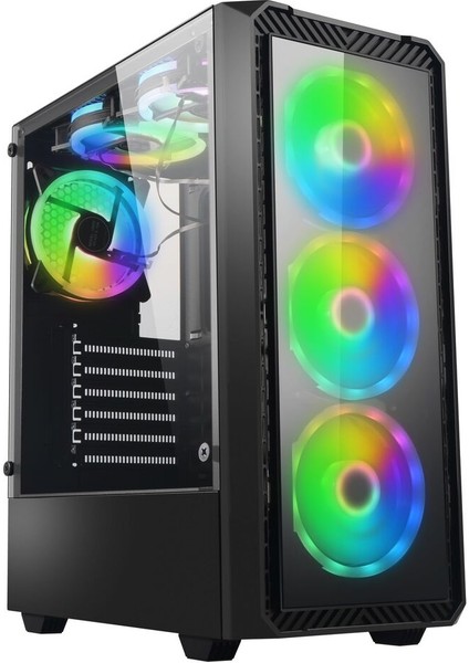 MG8020-M2 4x Rgb Fan USB 3.0 Powersız  Atx Gaming Oyuncu Kasası